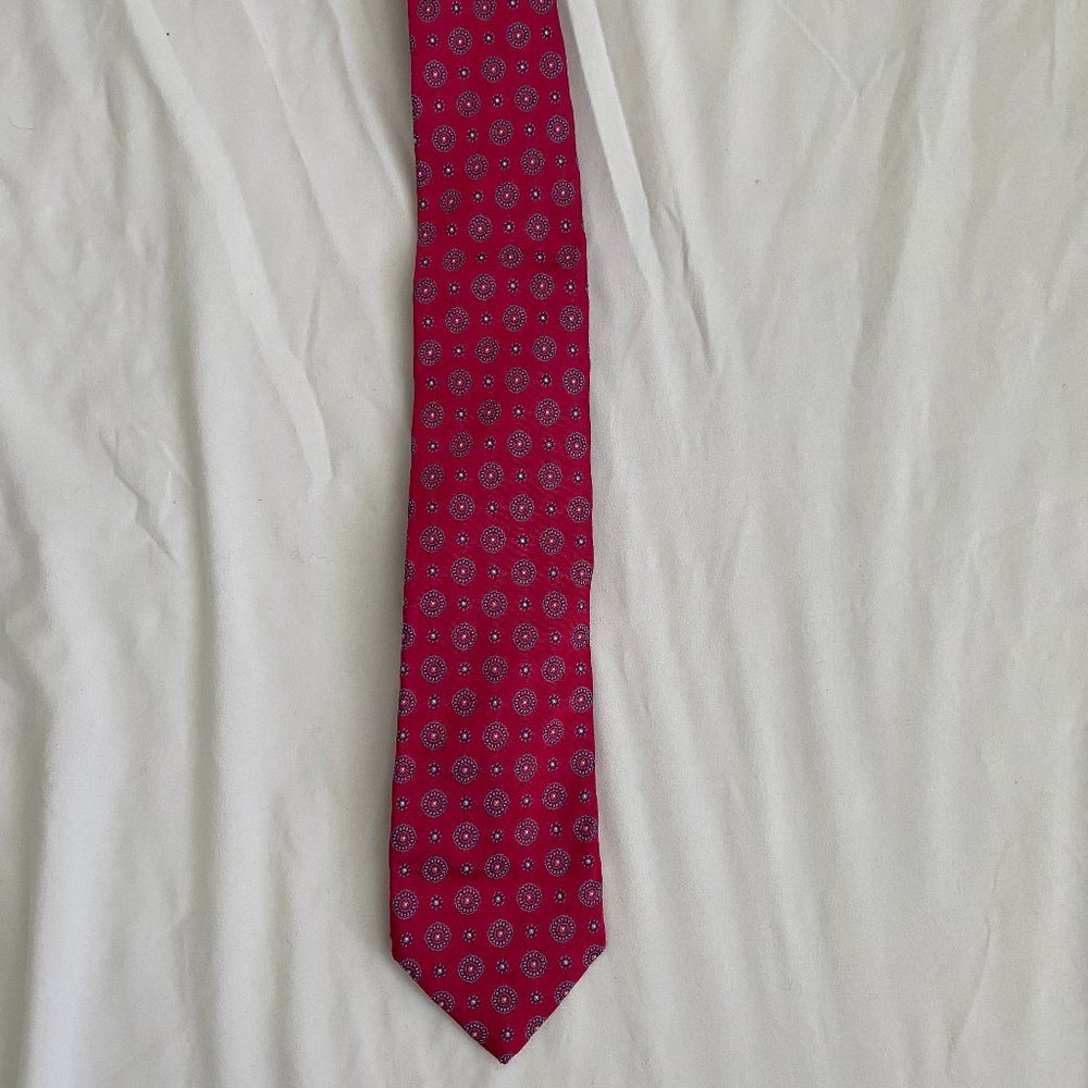 John Hardy Bright Pink Medallion Tie